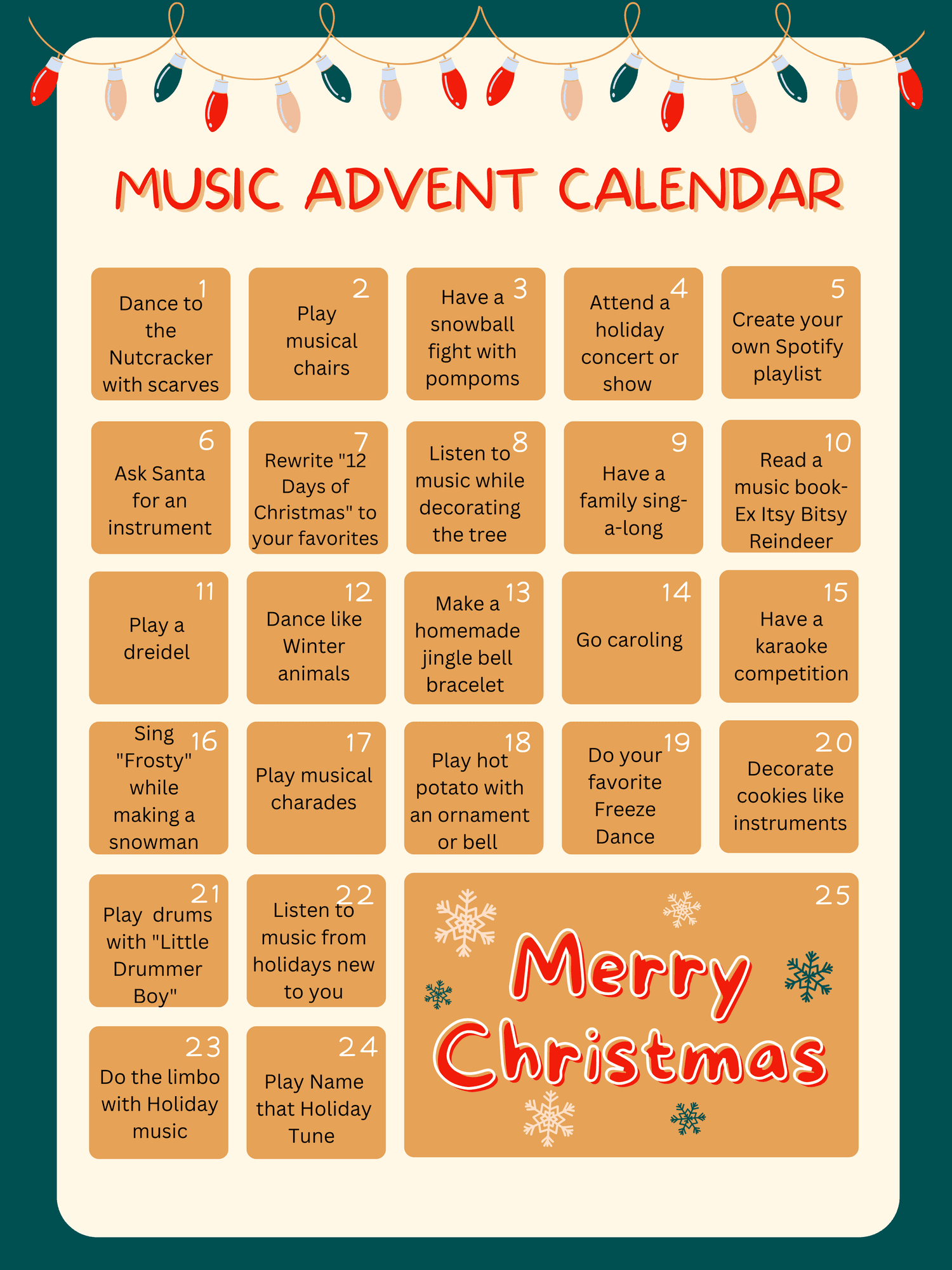 Music Advent Calendar