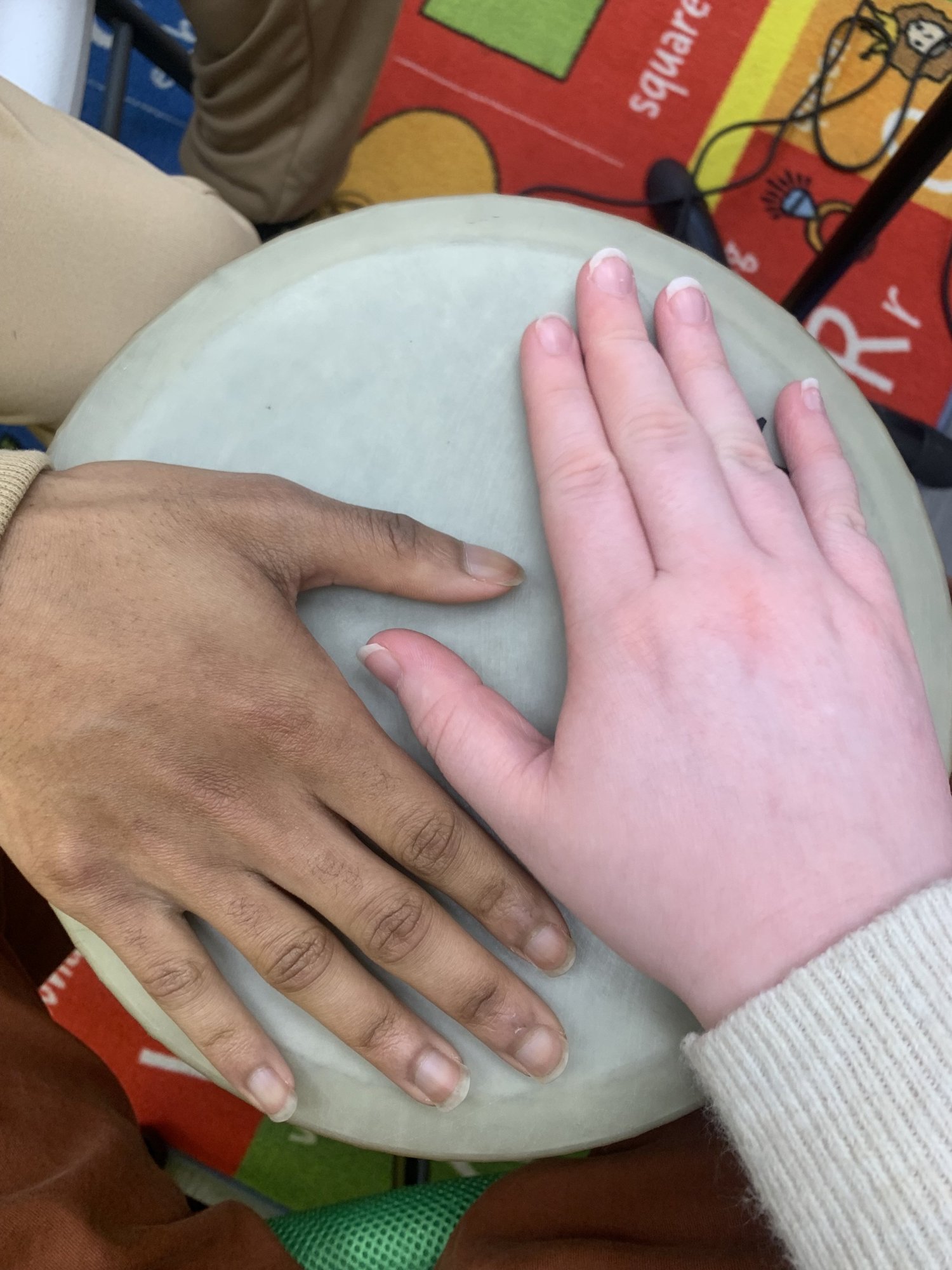 Drumming together