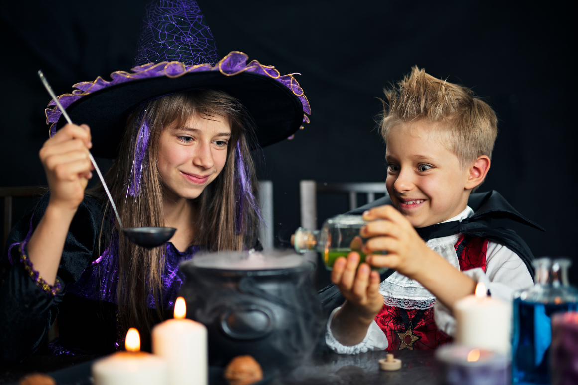 Children with a Cauldron